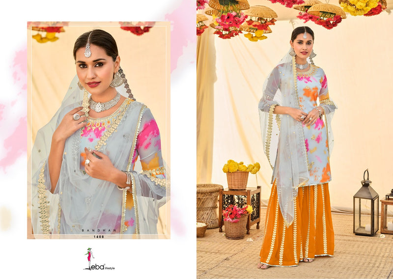 Eba Lifestyle Bandhan Georgette Wedding Wear Embroidered Salwar Suits