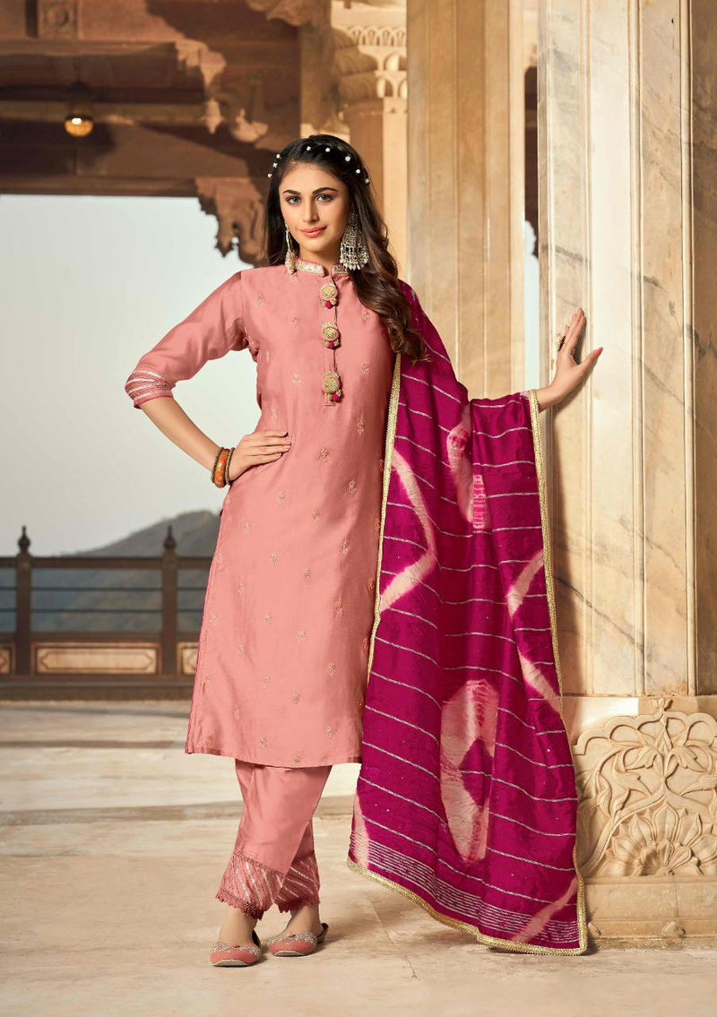 Anju Fabrics Bandhan  Exclusive Viscose Silk Embroidered Designer Party Wear Salwar Suits