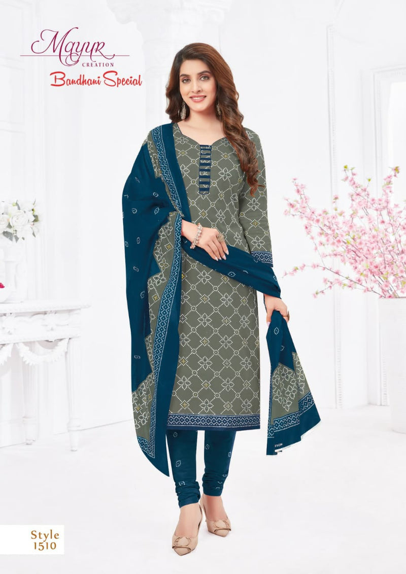 Mayur Creation Bandhani Special Vol 16 Pure Cotton Printed Designer Salwar Kameez