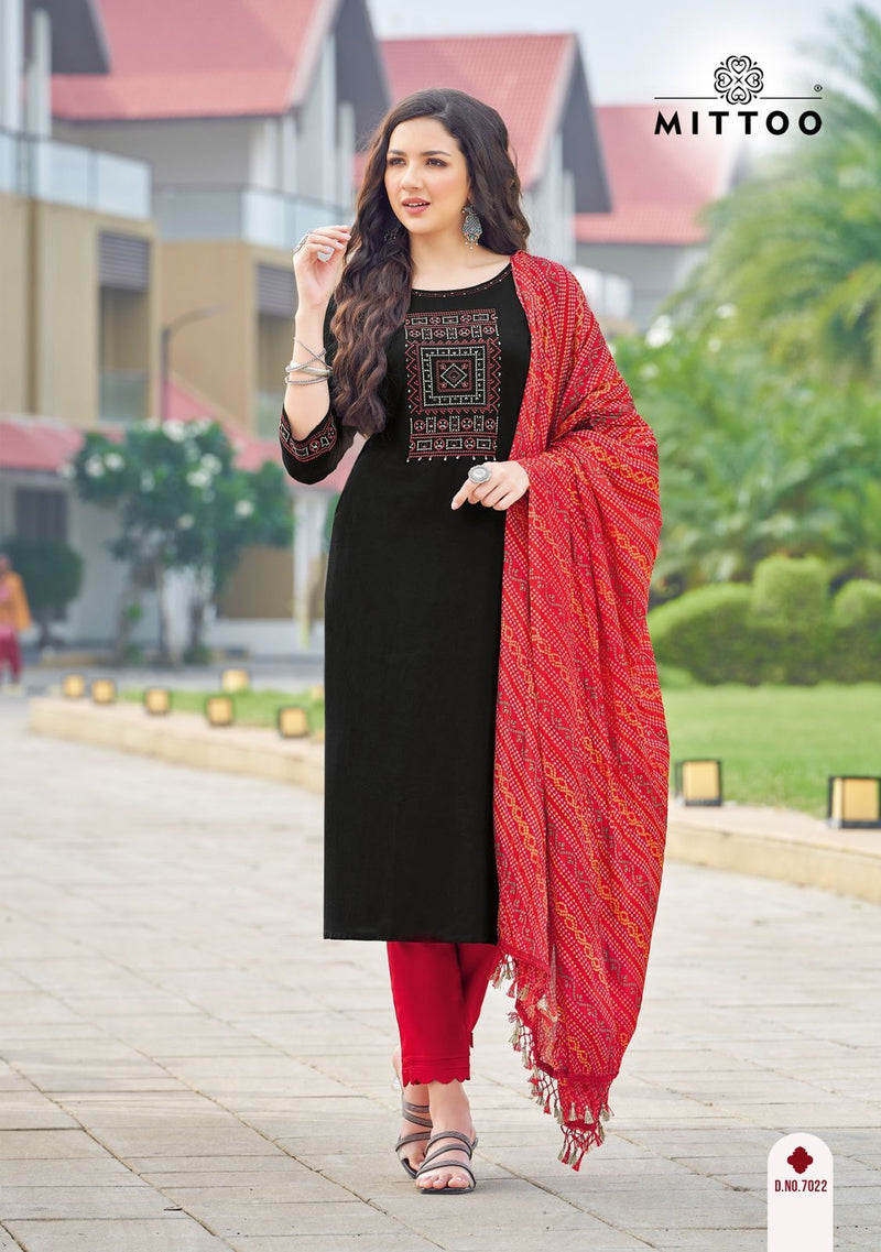 Mittoo Bansari Vol 2 Viscose With Heavy Embroidery Work Stylish Designer Festive Wear Kurti