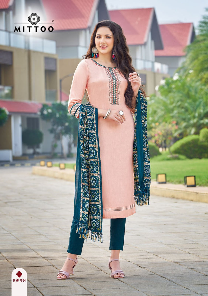 Mittoo Bansari Vol 2 Viscose With Heavy Embroidery Work Stylish Designer Festive Wear Kurti