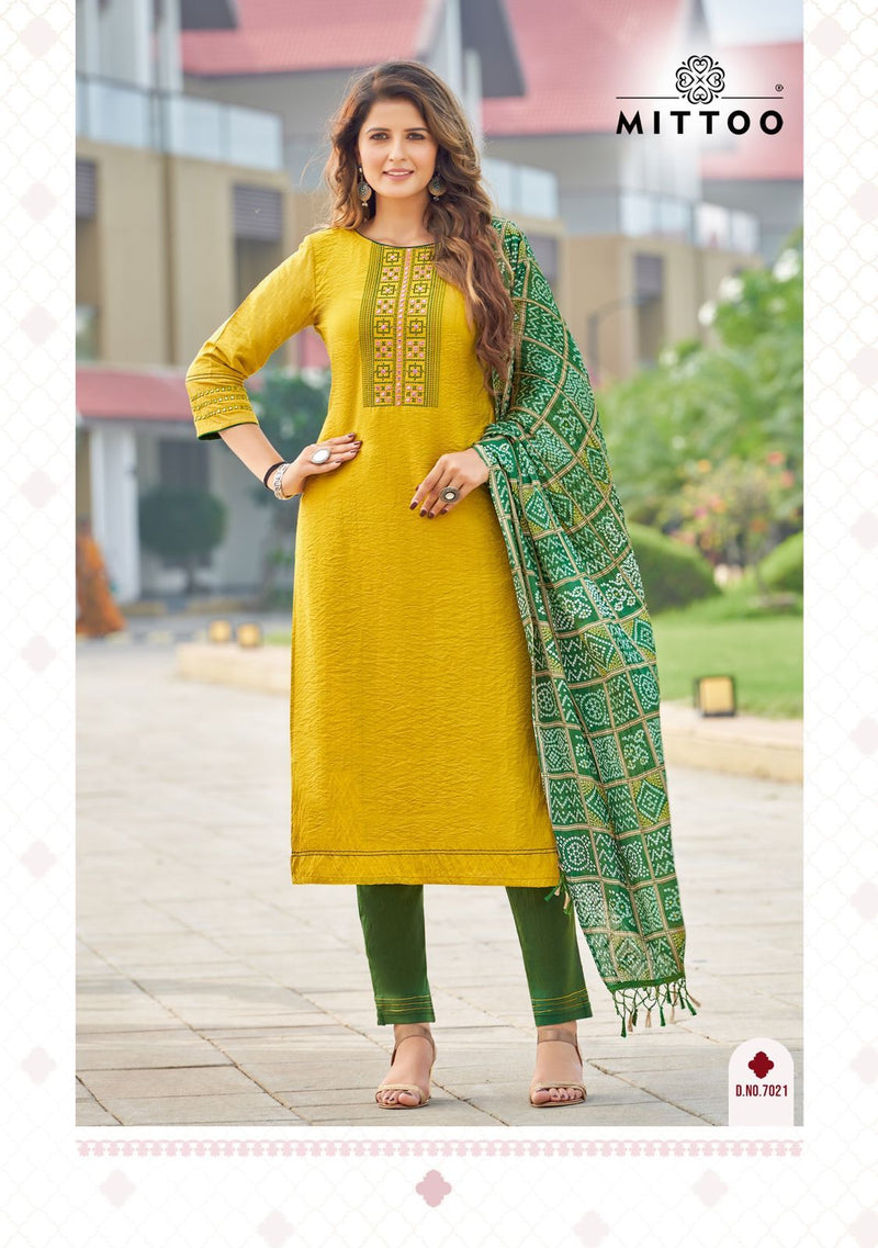 Mittoo Bansari Vol 2 Viscose With Heavy Embroidery Work Stylish Designer Festive Wear Kurti