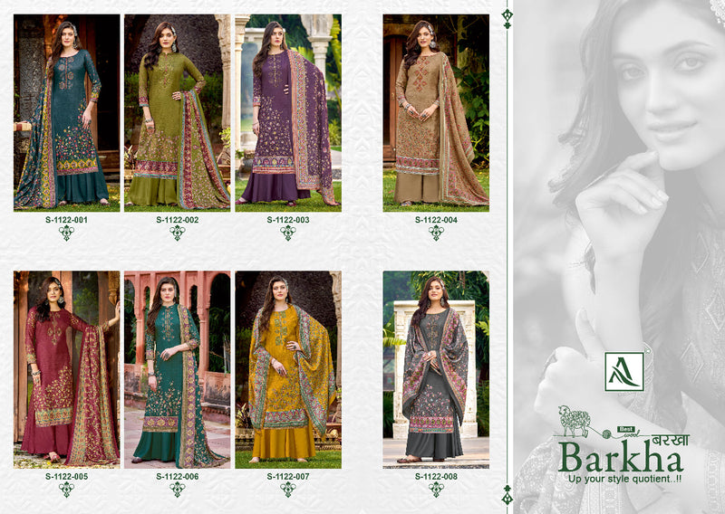 Alok Suit Barkha Pashmina Digital Print With Heavy Embroidery Work Stylish Designer Fancy Salwar Kameez