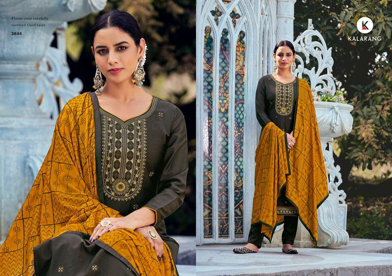 Kalarang Fashion Barkha Vol 2 Parampara Silk Fancy Festive Wear Salwar Suits