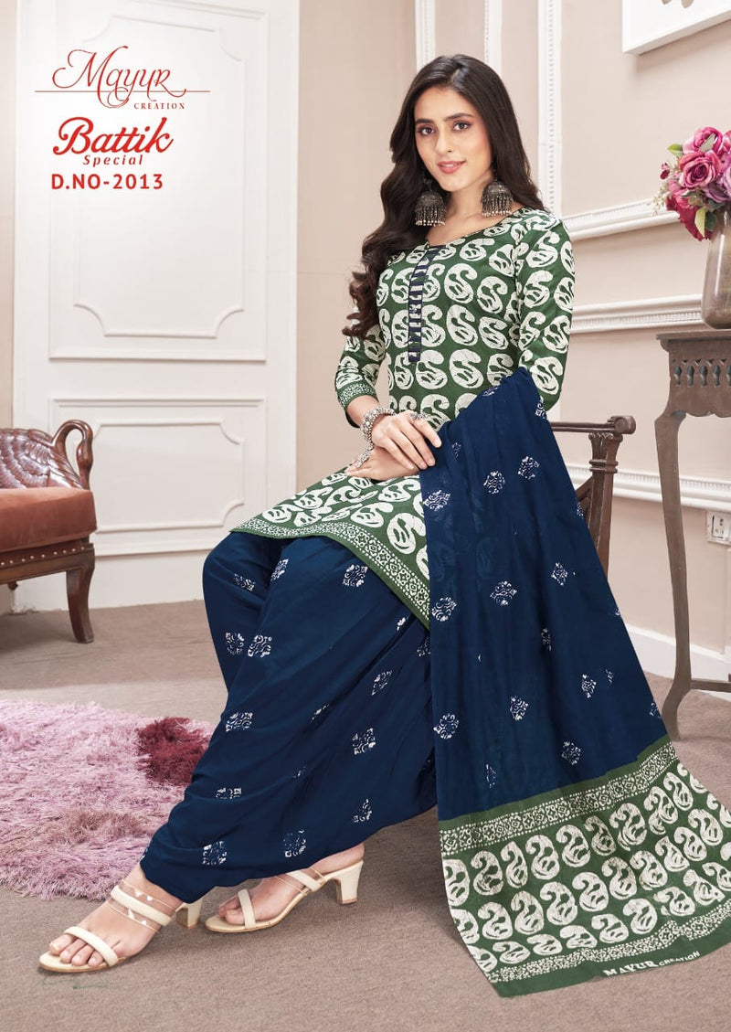 Mayur Creation Batik Special Vol 20 Pure Cotton With Fancy Printed Work Stylish Designer Casual Wear Salwar Kameez