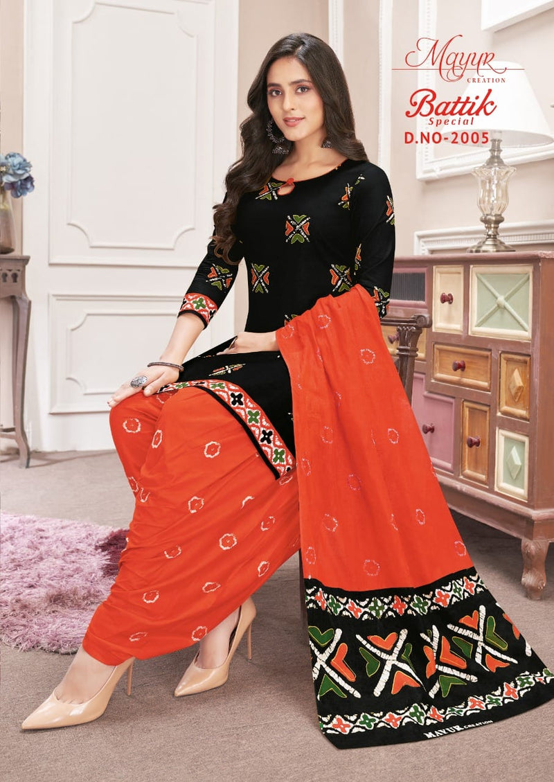 Mayur Creation Batik Special Vol 20 Pure Cotton With Fancy Printed Work Stylish Designer Casual Wear Salwar Kameez