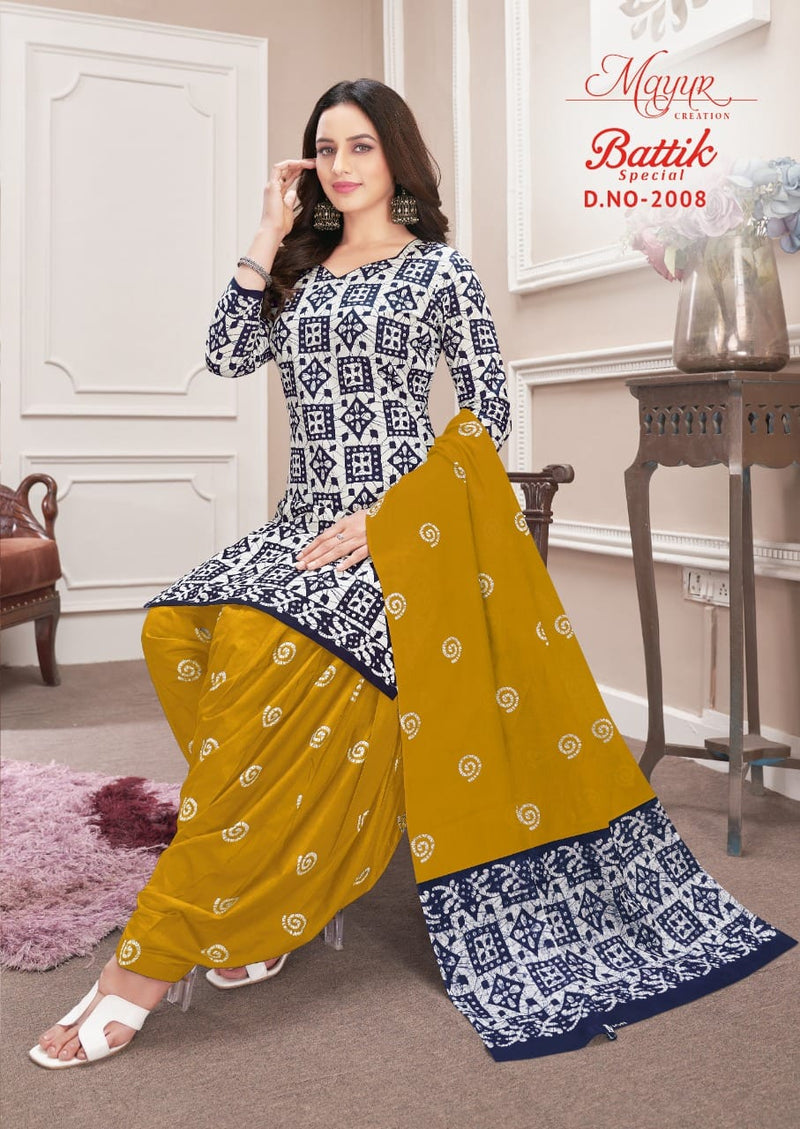 Mayur Creation Batik Special Vol 20 Pure Cotton With Fancy Printed Work Stylish Designer Casual Wear Salwar Kameez