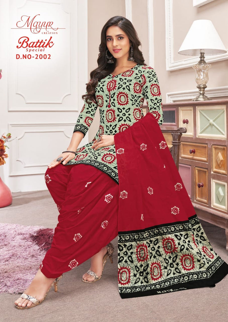 Mayur Creation Batik Special Vol 20 Pure Cotton With Fancy Printed Work Stylish Designer Casual Wear Salwar Kameez