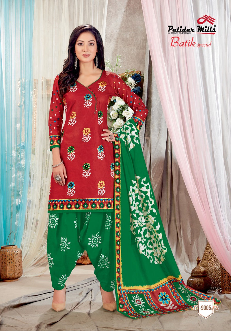 Patidar Mill Batik Special Vol 9 Cotton Stylish Patiyala Suit