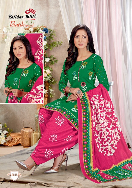 Patidar Mill Batik Special Vol 9 Cotton Stylish Patiyala Suit