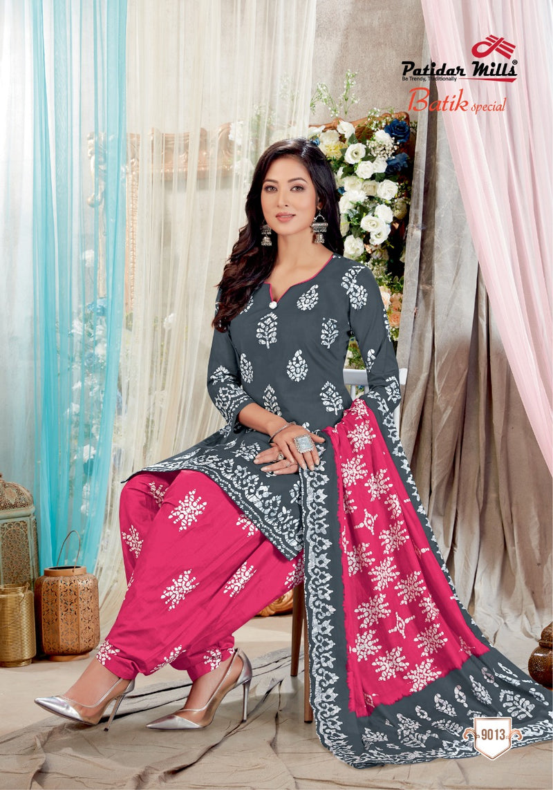 Patidar Mill Batik Special Vol 9 Cotton Stylish Patiyala Suit