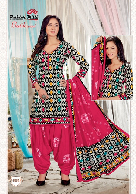 Patidar Mill Batik Special Vol 9 Cotton Stylish Patiyala Suit