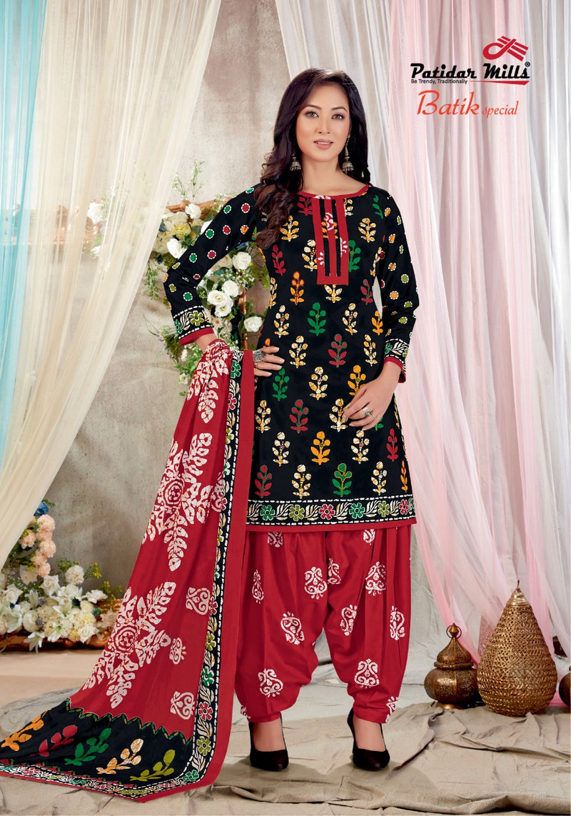 Patidar Mill Batik Special Vol 9 Cotton Stylish Patiyala Suit