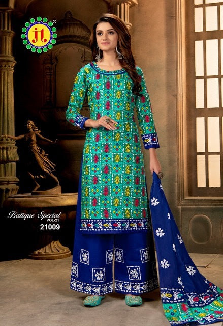 JT Batique Special Vol 21 Stylish Cotton Printed Salwar Suit