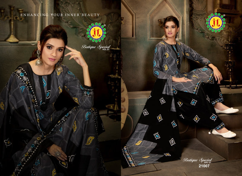 JT Batique Special Vol 21 Stylish Cotton Printed Salwar Suit