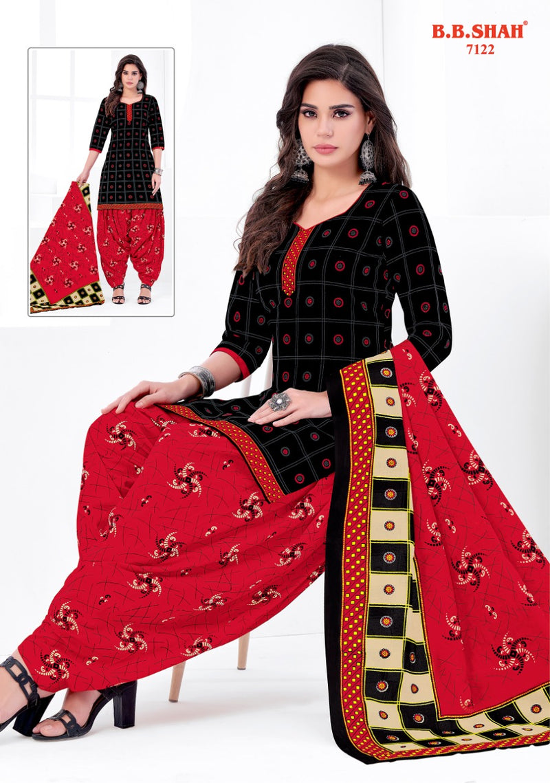 B B Shah Launch Nayraa Vol 1 Pure Cotton Printed Patiyala Style Designer Regular Wear Salwar Kameez