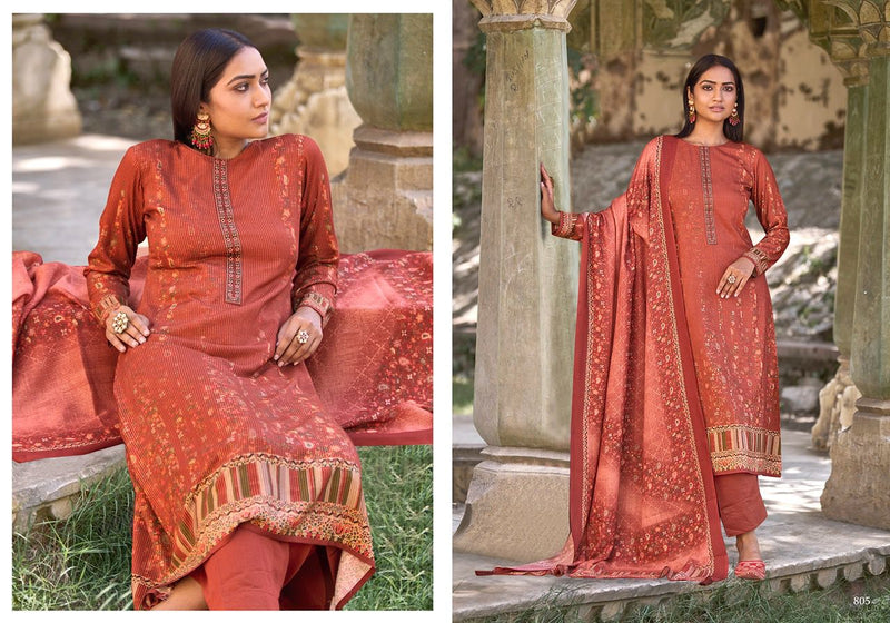 Sadhana Fashion Be Shumaar Pashmina With Heavy Printed Work Stylish Designer Casual Wear Salwar Kameez