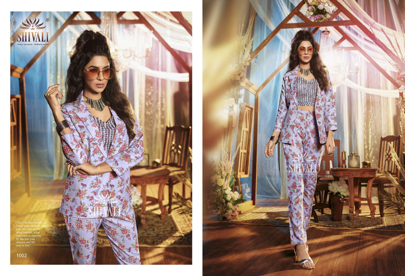 Shivali Bebo Fancy Printed With Embroidery Work Stylish Designer Crop Top Attractive Look Kurti