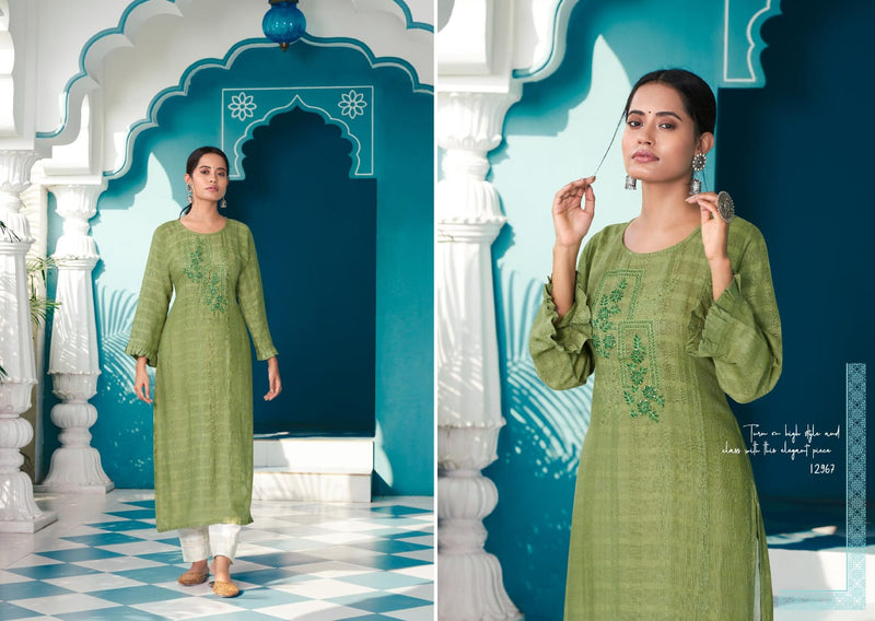 Kalaroop Kajree Fashion Beetle Fancy Rayon Party Wear Kurtis