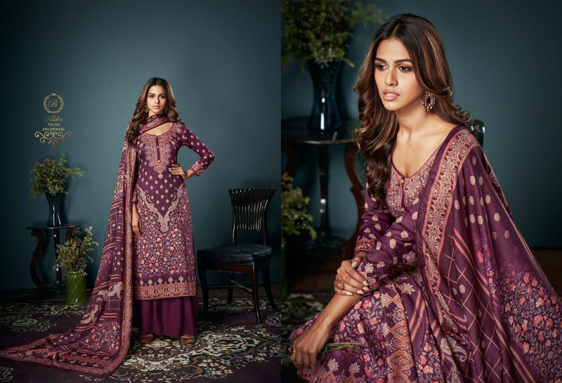 Bellza Kalamkari Pashmina With Exclusive Digital Prints Stylish Salwar Kameez