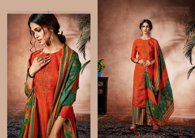 Bellza Designer Studio Nizam E Patiala Pashmina Heavy Embroidery Work