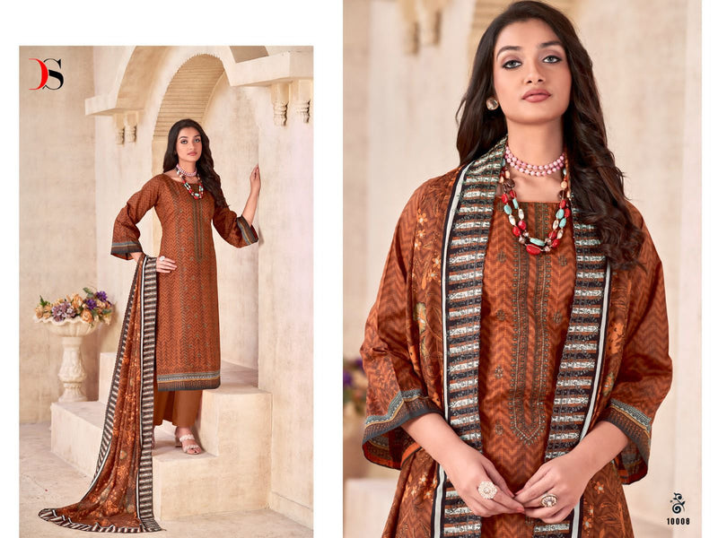 Deepsy Suits Bin Saeed Pure Cotton Self Embroidery Fancy Partywear Designer Salwar Kameez