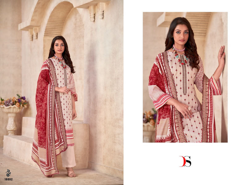 Deepsy Suits Bin Saeed Pure Cotton Self Embroidery Fancy Partywear Designer Salwar Kameez