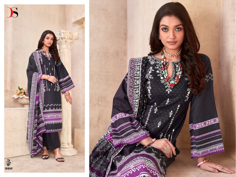 Deepsy Suits Bin Saeed Pure Cotton Self Embroidery Fancy Partywear Designer Salwar Kameez