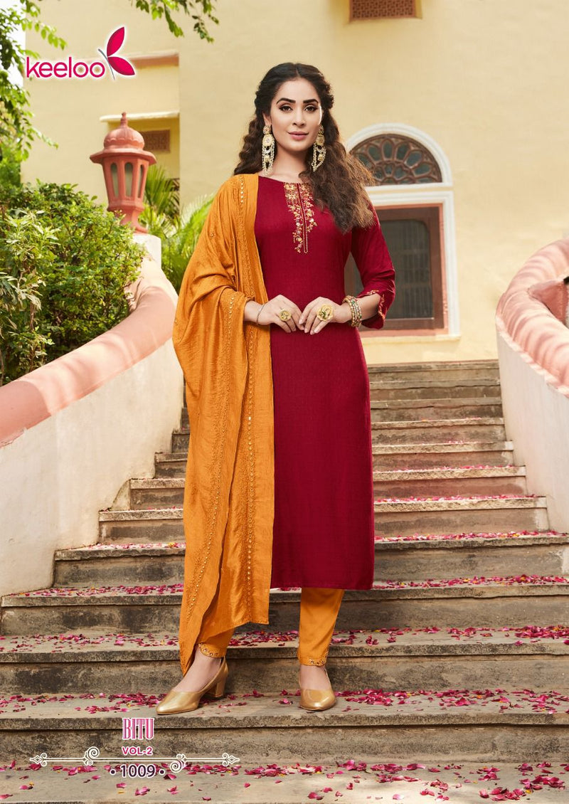 Keeloo Bittu Vol 2 Rayon With Heavy Embroidery Work Stylish Designer Festive Wear Casual Look Kurti