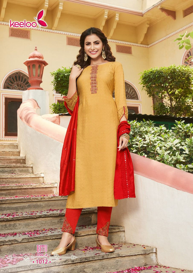 Keeloo Bittu Vol 2 Rayon With Heavy Embroidery Work Stylish Designer Festive Wear Casual Look Kurti