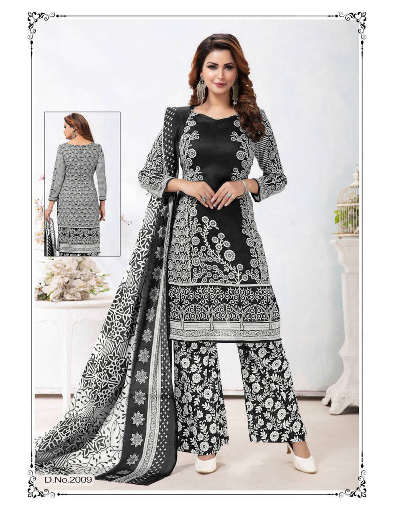 SMC Black Queen Vol 2 Heavy Cotton Printed Festive Wear Salwar Suits