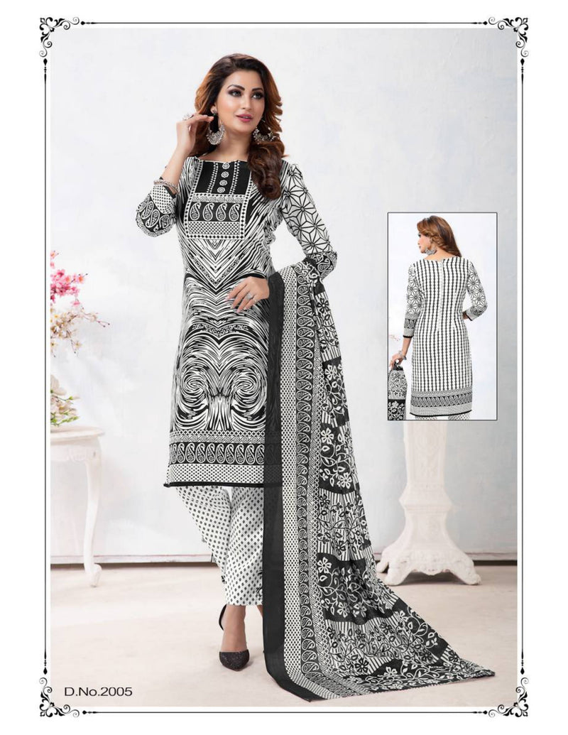 SMC Black Queen Vol 2 Heavy Cotton Printed Festive Wear Salwar Suits