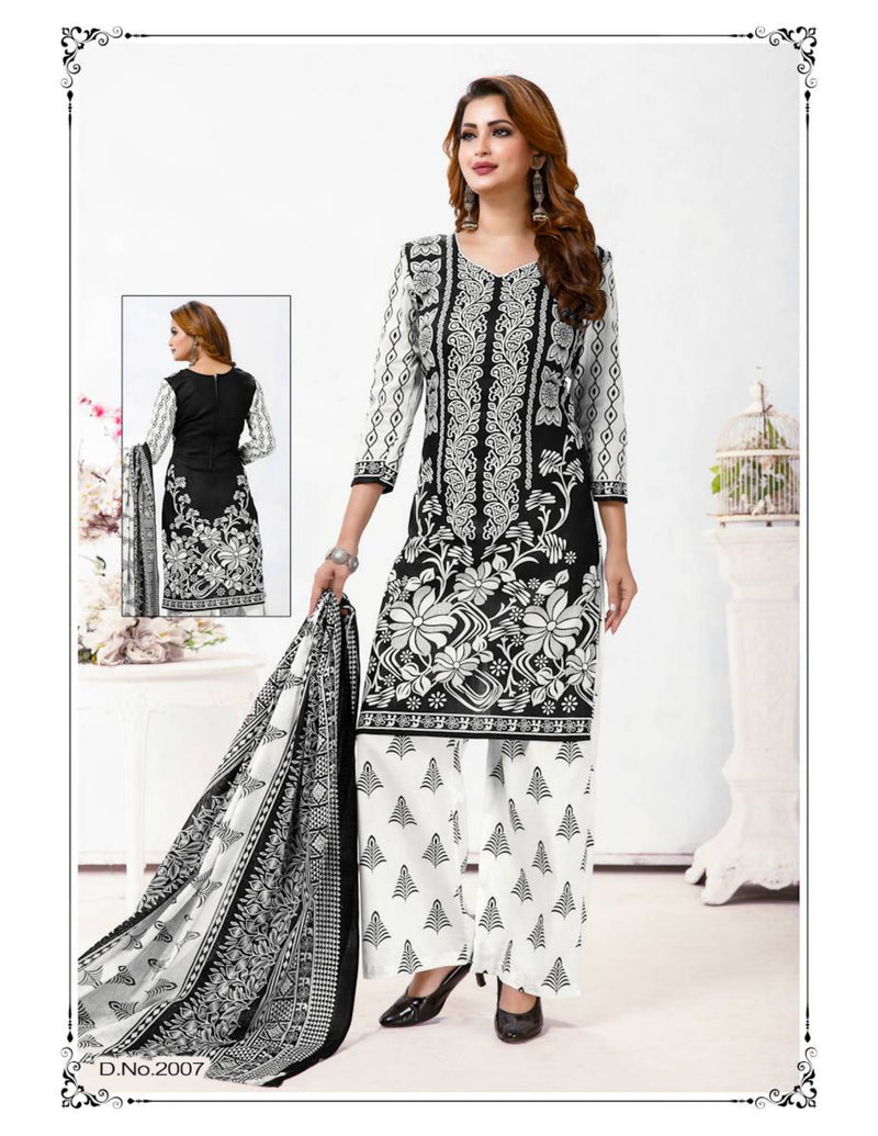 SMC Black Queen Vol 2 Heavy Cotton Printed Festive Wear Salwar Suits