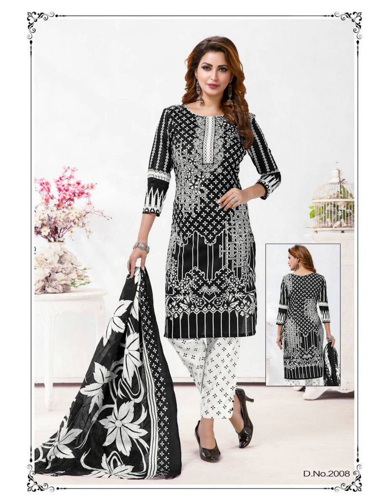 SMC Black Queen Vol 2 Heavy Cotton Printed Festive Wear Salwar Suits