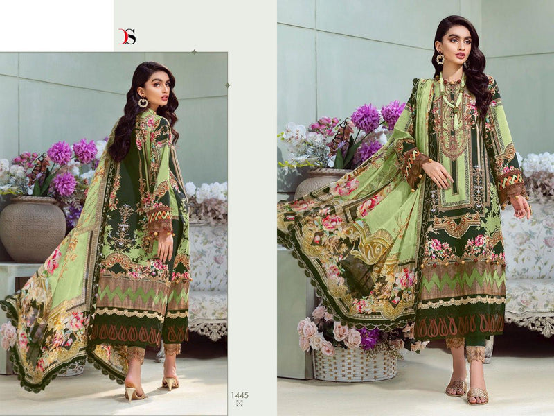 Deepsy Suits Bliss Lawn 22 Pure Cotton Embroidered Pakistani Style Party Wear Printed Salwar Suits