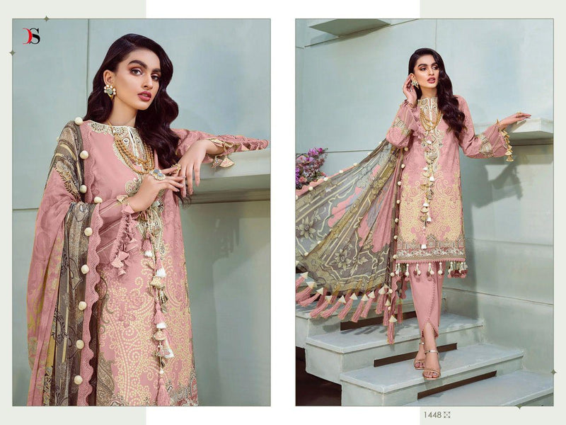 Deepsy Suits Bliss Lawn 22 Pure Cotton Embroidered Pakistani Style Party Wear Printed Salwar Suits