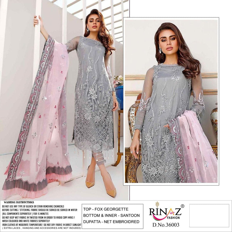 Rinaz Fashion Block Buster Hits Vol 24 Fox Georgette Pakistani Style Wedding Wear Salwar Suits