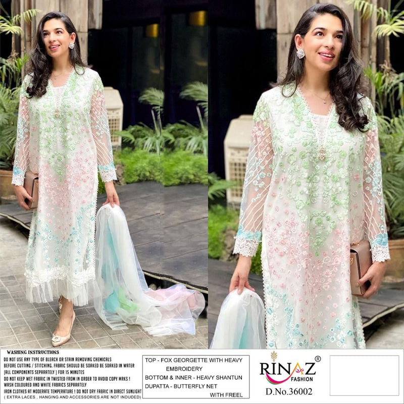 Rinaz Fashion Block Buster Hits Vol 24 Fox Georgette Pakistani Style Wedding Wear Salwar Suits