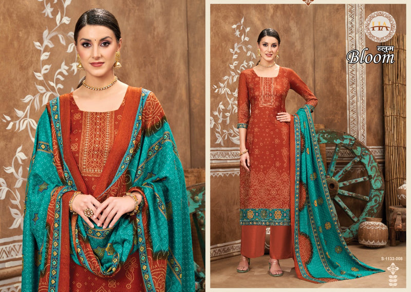 Harshit Fashion Bloom Pashmina With Fancy Printed Work Stylish Designer Salwar Kameez