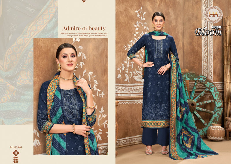 Harshit Fashion Bloom Pashmina With Fancy Printed Work Stylish Designer Salwar Kameez