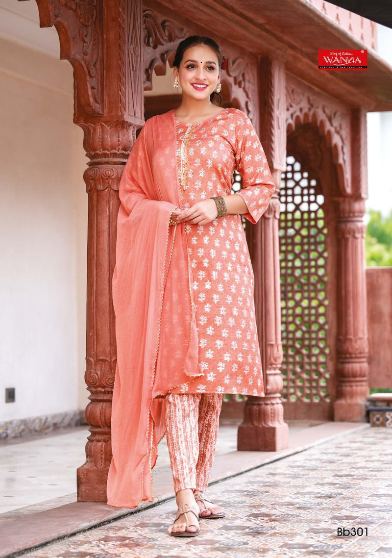 Wanna Blooming Beauty Vol 3 Rayon With Hand Work Stylish Designer Kurti