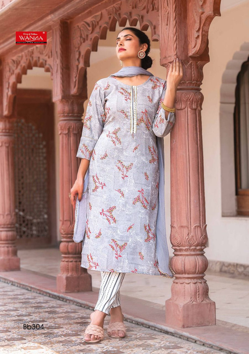 Wanna Blooming Beauty Vol 3 Rayon With Hand Work Stylish Designer Kurti