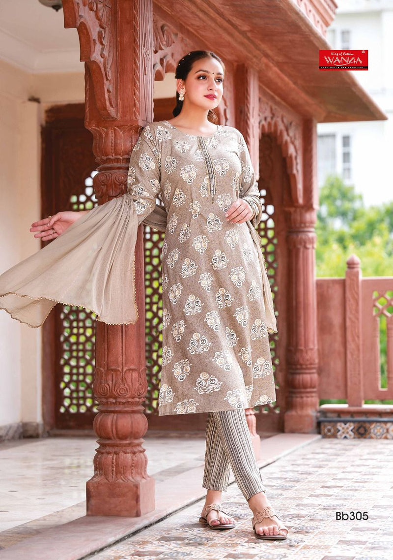 Wanna Blooming Beauty Vol 3 Rayon With Hand Work Stylish Designer Kurti