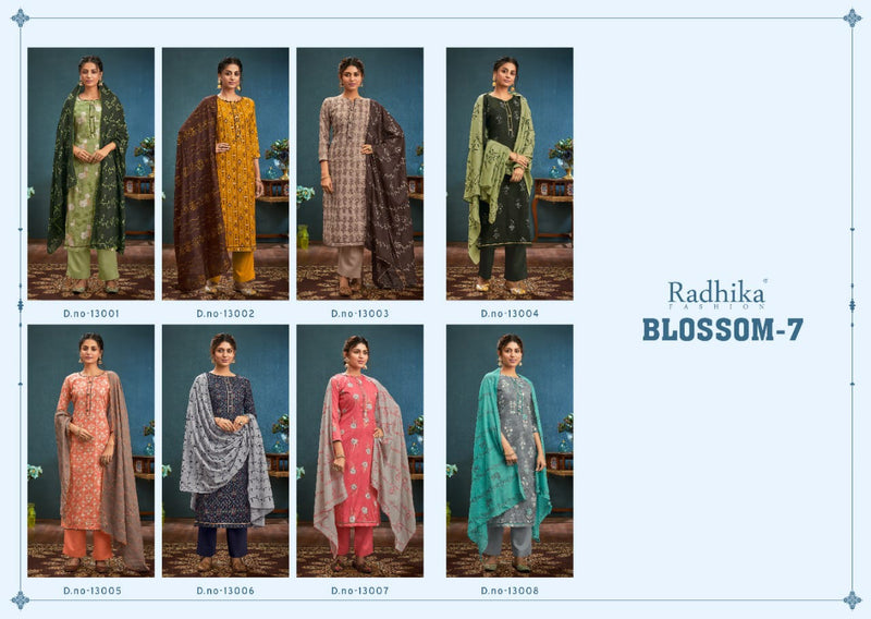Radhika Fashion Azara Blossom 7 Cotton Printed Party Wear Salwar Kameez With Digital Print