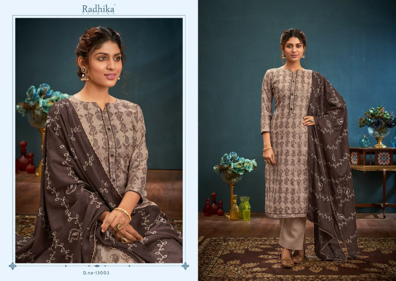 Radhika Fashion Azara Blossom 7 Cotton Printed Party Wear Salwar Kameez With Digital Print