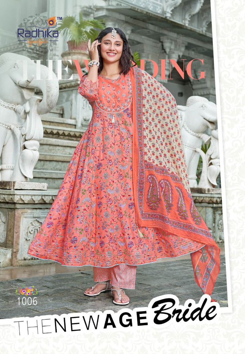 Radhika Blossom Vol 1 Rayon With Fancy Work Stylish Designer Casual Wear Kurti