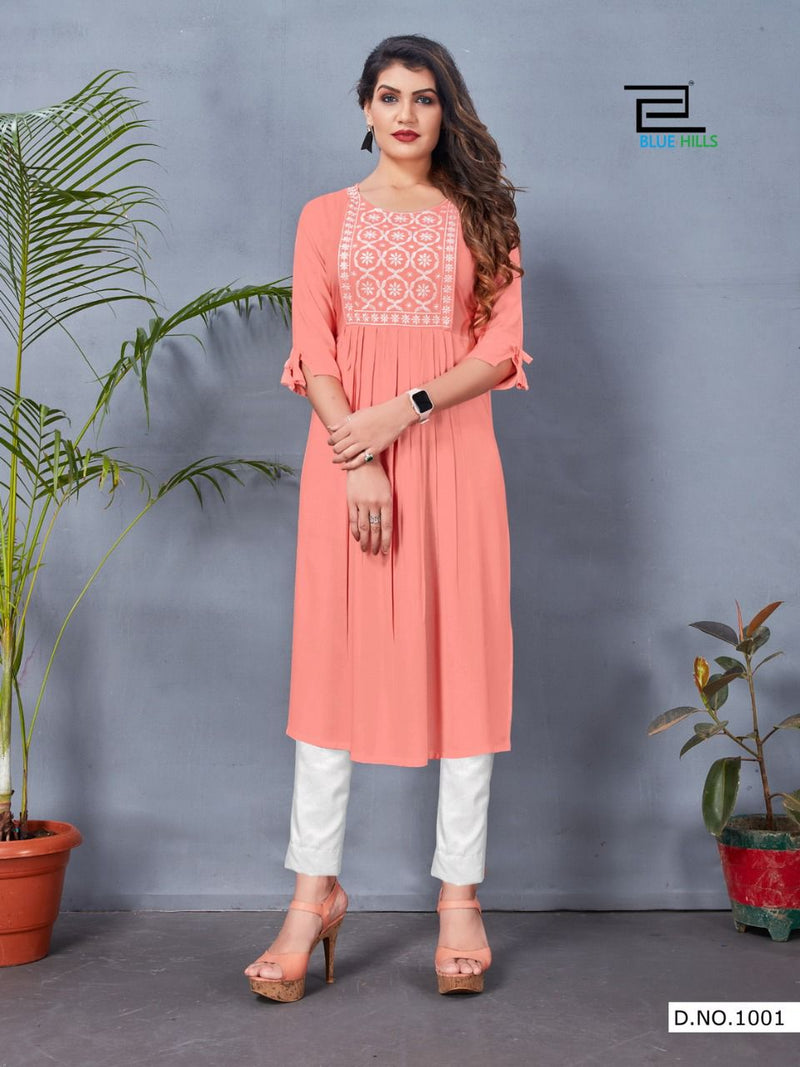 Blue Hills Good News vol 10 Rayon Stylish Designer Kurti