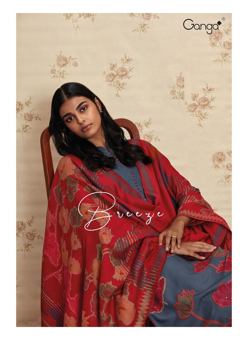 Ganga Breeze Pashmina With Fancy Printed Work Stylish Designer Casual Look Salwar Suit