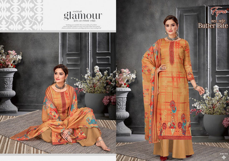 Fyra Designing Butter Bite Pure Cotton Stylish Designer Casual Look Festive Wear Salwar Suit