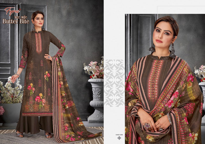 Fyra Designing Butter Bite Pure Cotton Stylish Designer Casual Look Festive Wear Salwar Suit